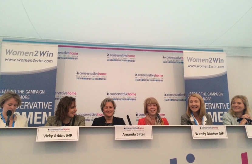  A Women2Win panel event at the Conservative Party Conference, hosted by Conserv