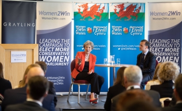 Theresa May Women2Win Wales