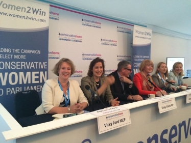  A Women2Win panel event at the Conservative Party Conference, hosted by Conserv